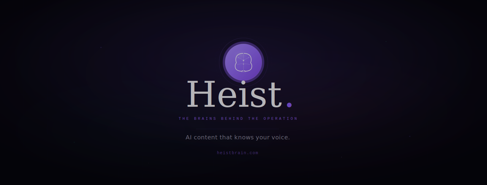 Heist in 4 steps: the full walkthrough